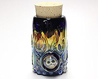 Flames w/ Skull Marble Jar