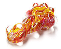 Red & Yellow Chunkadelic Pipe